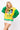 Green & Yellow 'Queen Colors' Crayons Sweatshirt