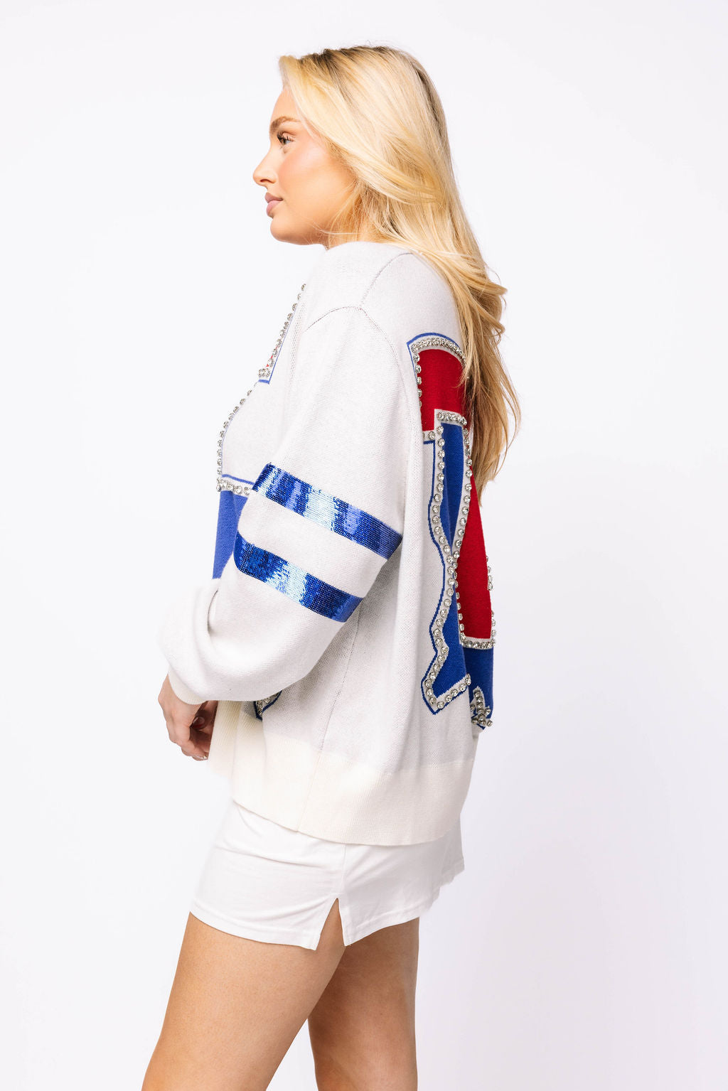Licensed Sample - La Tech Oversized Mascot Sweater