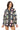 Black & White Polka Dot Scattered Mahjong Button Up Top