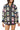 Black & White Polka Dot Scattered Mahjong Button Up Top