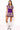 Licensed LSU Vintage Football Stripes Sweater Dress