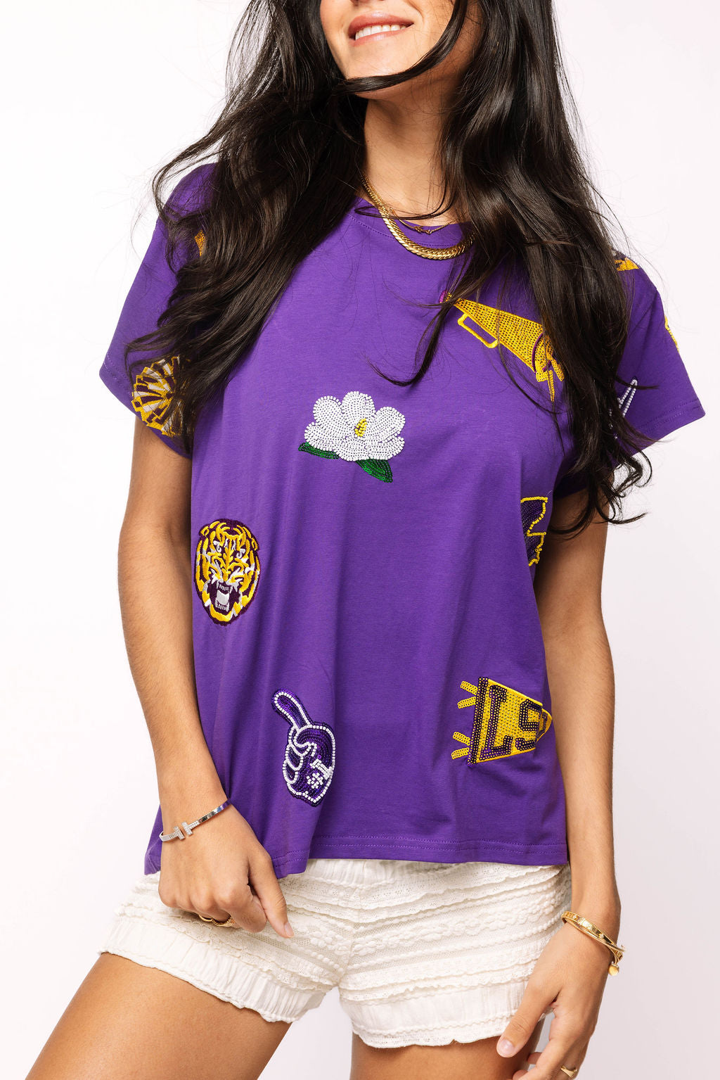 Licensed LSU Mini Icon Tee