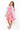 Kids Pink Multi Bow Poof Sleeve Dress
