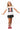 Kids Black & Silver Ribbed Skort