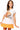 Kids Orange & Gold Ribbed Skort