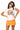 Kids White & Orange Tiger Print Football Helmet Tee