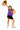 Kids Purple Football Tee