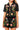 Black Flower, Bird & Fish Cotton Short