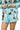 Aqua Gingham Queen of Dogs Short
