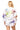 White Multi Jockeys on Horses Short