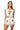 White Cotton Embroidered Side Cut Out Chili Pepper Tank