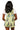 Sample Pale Green Multi Sailboats Gauze Tie Sleeve Romper