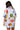 Sample Light Blue Multi Fruit Sticker Button Down PJ Dress