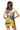 Sample Multi Beach Scene Button Down Knit Tank & Skirt Set