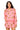 Sample Neon Pink Multi Shell Henley Sweatshirt & Short Set