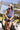 Navy Multi Golf Tee Short