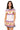 Sample White Multi Stripe Tennis Racquets & Balls Knit Dress