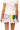 Sample White Rainbow Pickleball Paddles Scallop Trim Active Skort