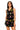 Sample Black Multi Beach & Sea Icon Cotton Tie Front Tank & Short Set