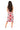 Sample Red, White, & Blue Aztec American Flag Knit Midi Tank Dress