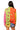 Sample Multi Colorblock Pufferfish Long Sleeve Gauze Top & Short Set