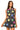 Sample Black & White Polka Dot Multi Neon Tennis Balls Button Down Tank Dress