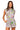 Sample Striped Tennis Icon Tie Waist Collar Romper
