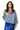 Sample Dusty blue Nautical Flag 'Queen' & Anchor Sweatshirt
