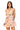 Sample Coral & White Striped Multi Foods Tie Front Tank & Short Set