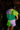 Mardi Gras Colorblock Rhinestone Pocket Short