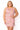 Pink Striped Cocktail Cotton Tank Dress