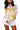 Colorblock Zig Zag Paillette Tie Up Sweater