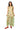 Green Sheer Polka Dot Multi Fish Coverup Midi Dress