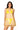 Sheer Yellow Polka Dot Bikini Coverup Dress