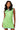 Green & Blue Squiggle Rhinestone Tank Dress