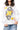 Licensed White Smiley Queen Card Sweatshirt