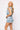 Blue Plaid Multi Crab Button Up Short