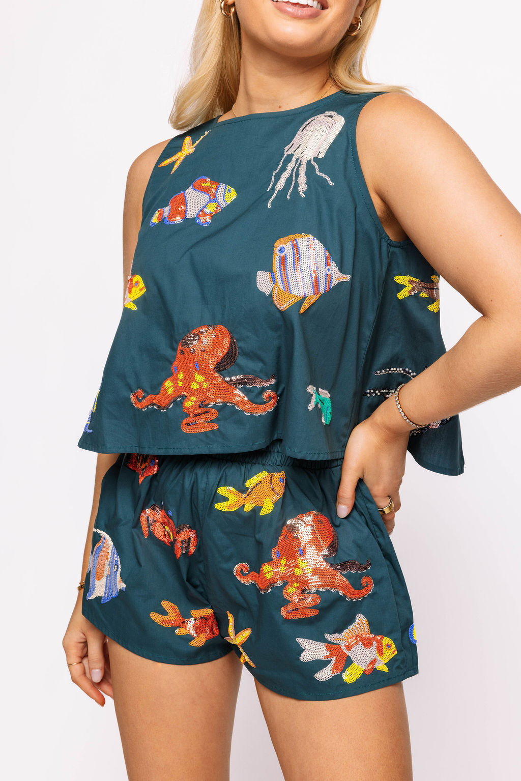 Navy Under the Sea Icon Short