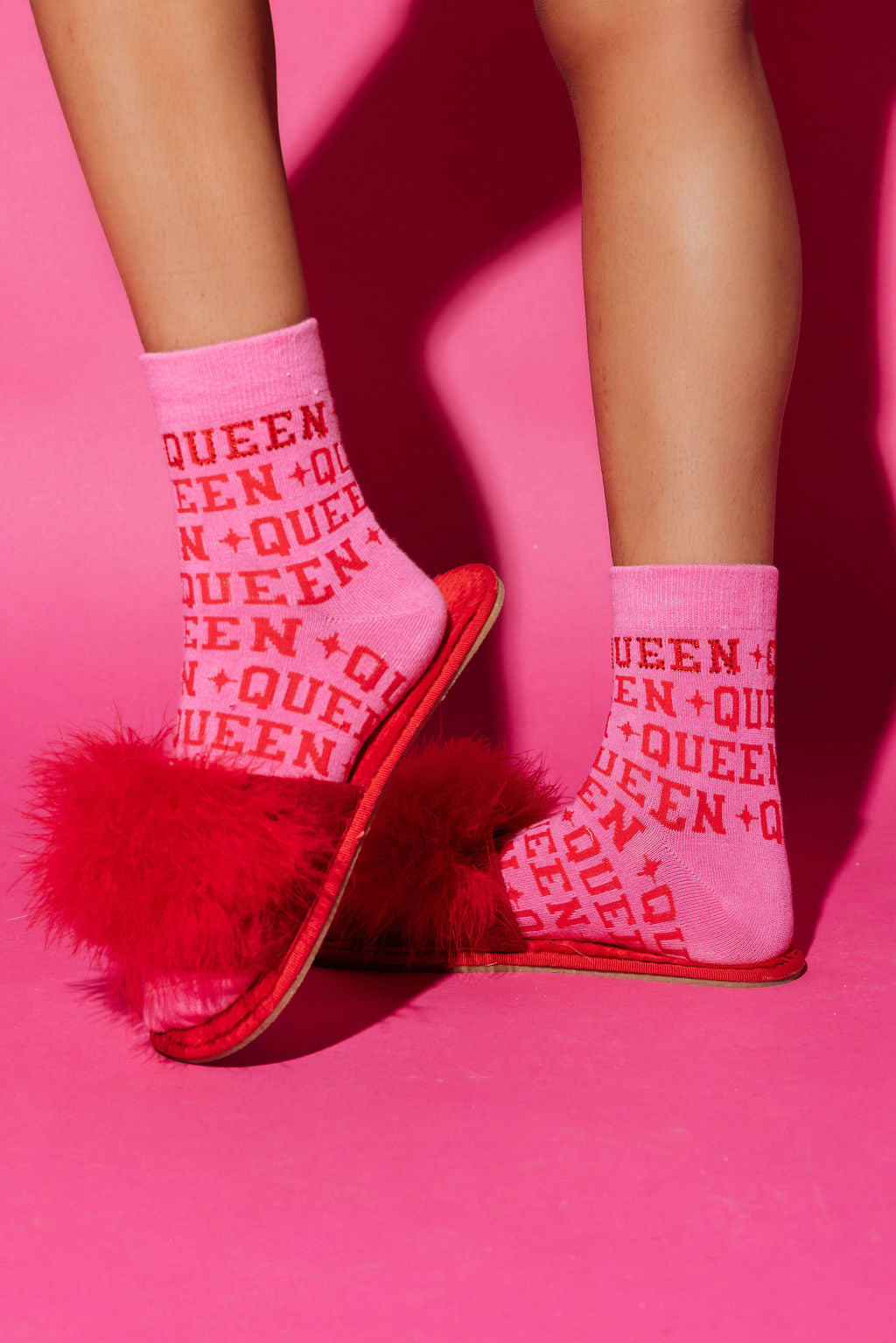 Pink Queen Socks