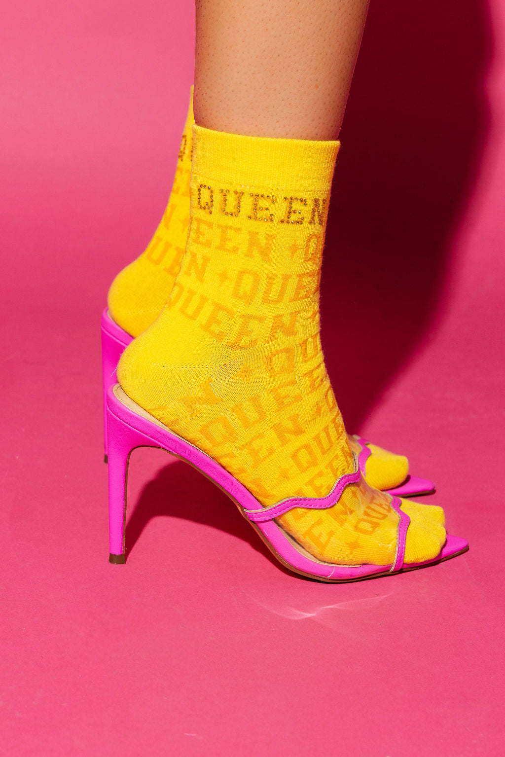 Yellow Queen Socks