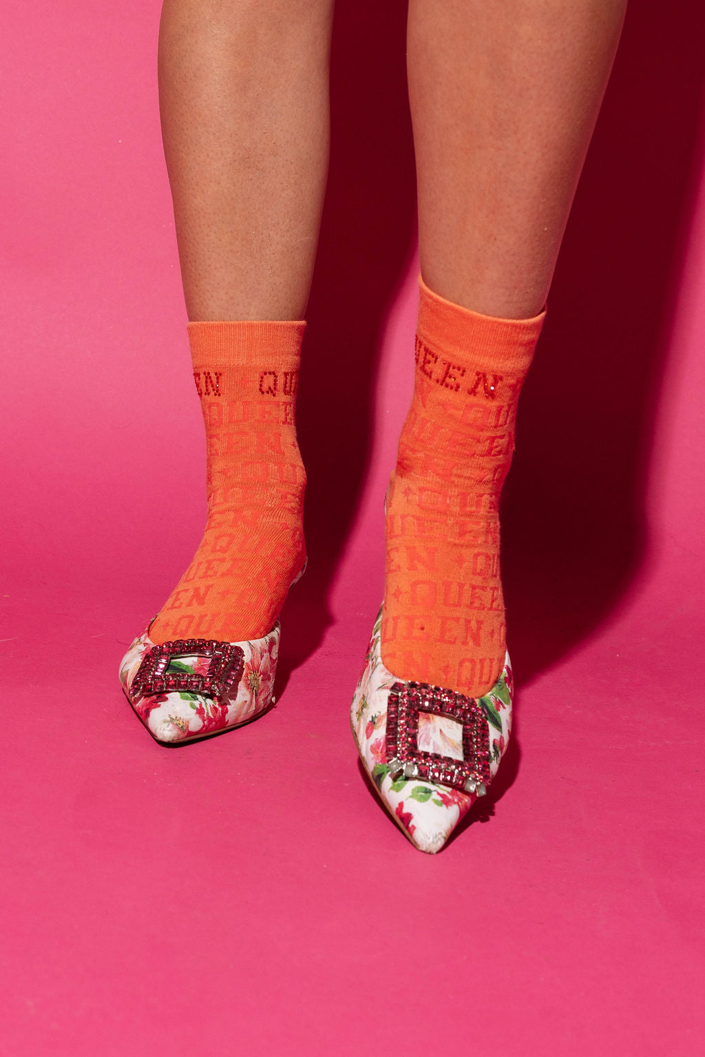 Orange Queen Socks