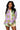 Colorblock Mardi Gras Gingham King Cake Button Up Top