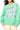 Green 'Happy Mardi Gras' Street Tile Sweatshirt