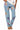 Sample Sequin Rainbow Multi Mardi Gras Mask Denim Pant