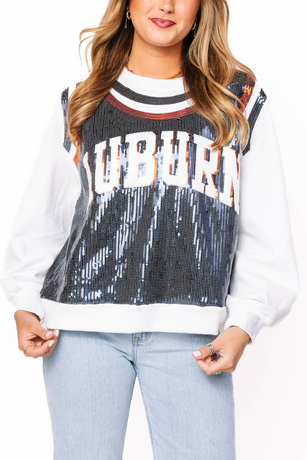 Licensed Auburn Basketball Jersey Sweatshirt