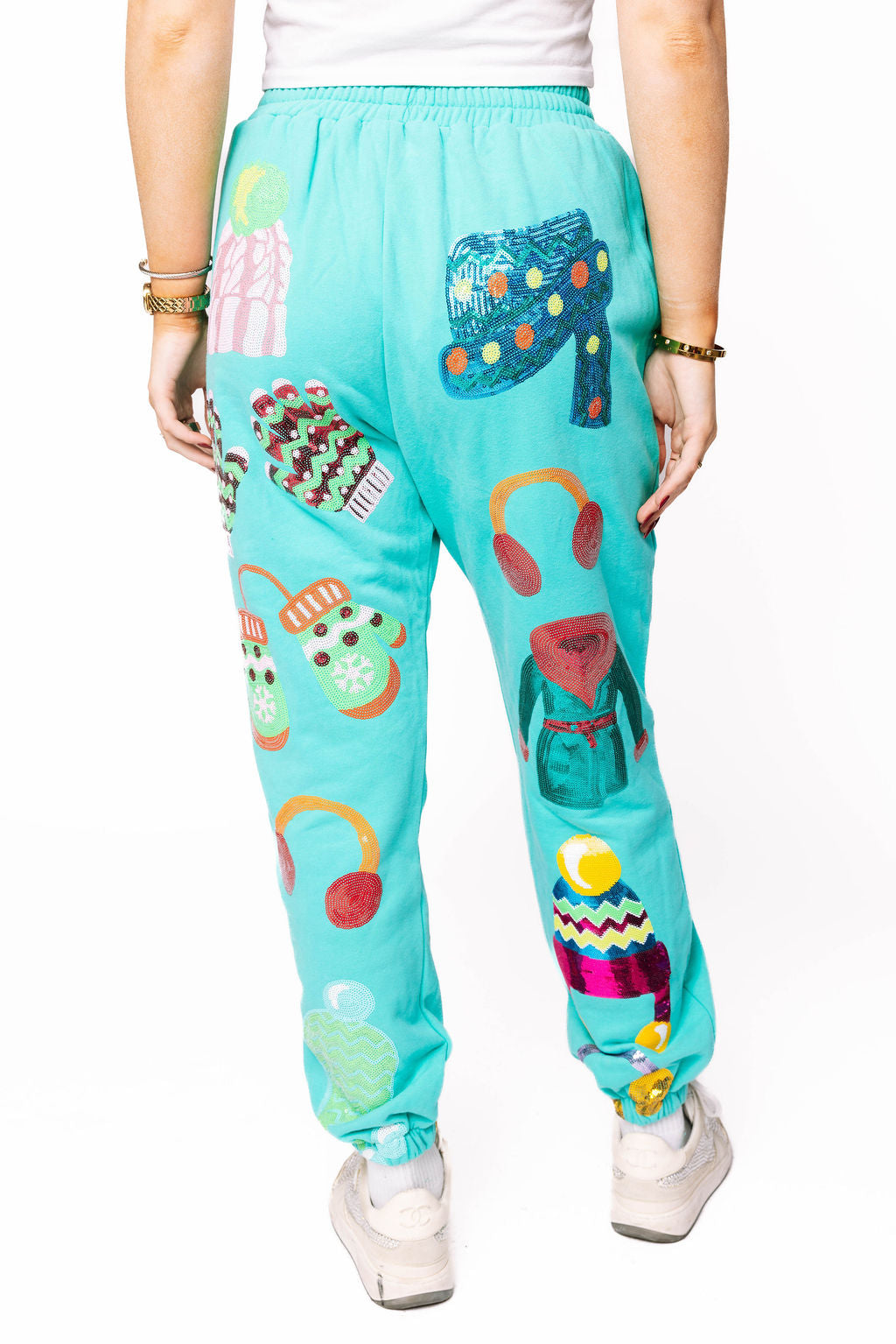 Sample Aqua Winter Clothes Jogger