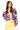 Licensed LSU Striped Basketball Rhinestone Icon Cardigan