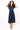 Navy Full Rhinestone Midi Active Dress