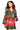 Sample Dark Green & Red Multi Firework Jeweled Cardigan/Skirt Set