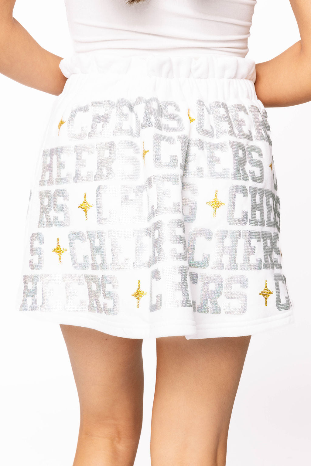 Sample White Cheers All Over Skort